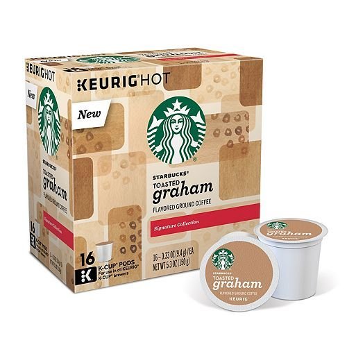 Starbucks K-Cup Coffee Pods, Naturally Flavored Coffee Variety Pack for Keurig Brewers, 100% Arabica, 1 Box (40 Pods)
