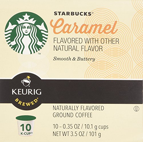 Starbucks K-Cup Coffee Pods, Naturally Flavored Coffee Variety Pack for Keurig Brewers, 100% Arabica, 1 Box (40 Pods)