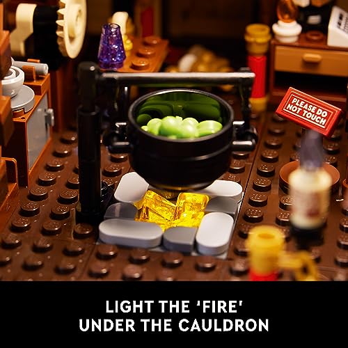 LEGO Ideas Disney Hocus Pocus: The Sanderson Sisters' Cottage Collectible Building Set, Idea for Adults & Fans of Disney Movie Hocus Pocus, Includes Sanderson Sister Minifigures, 21341