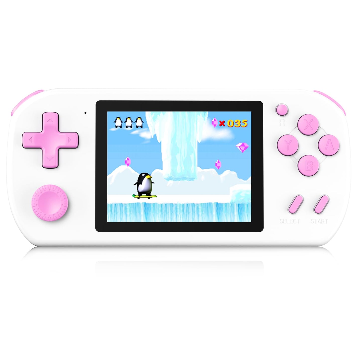 Handheld Game Console for Kids Preloaded 218 Retro Video Games, Portable Gaming Player with Rechargeable Battery 3.0" LCD Screen, Mini Arcade Electronic Toy Gifts for Boys Girls, Blue
