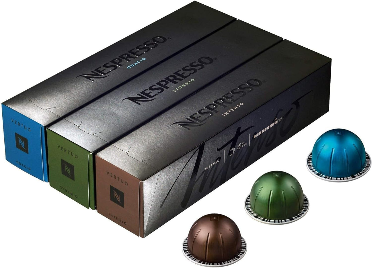 Nespresso Capsules Vertuo, Melozio, Medium Roast Coffee, 30-Count Coffee Pods, Brews 7.8oz