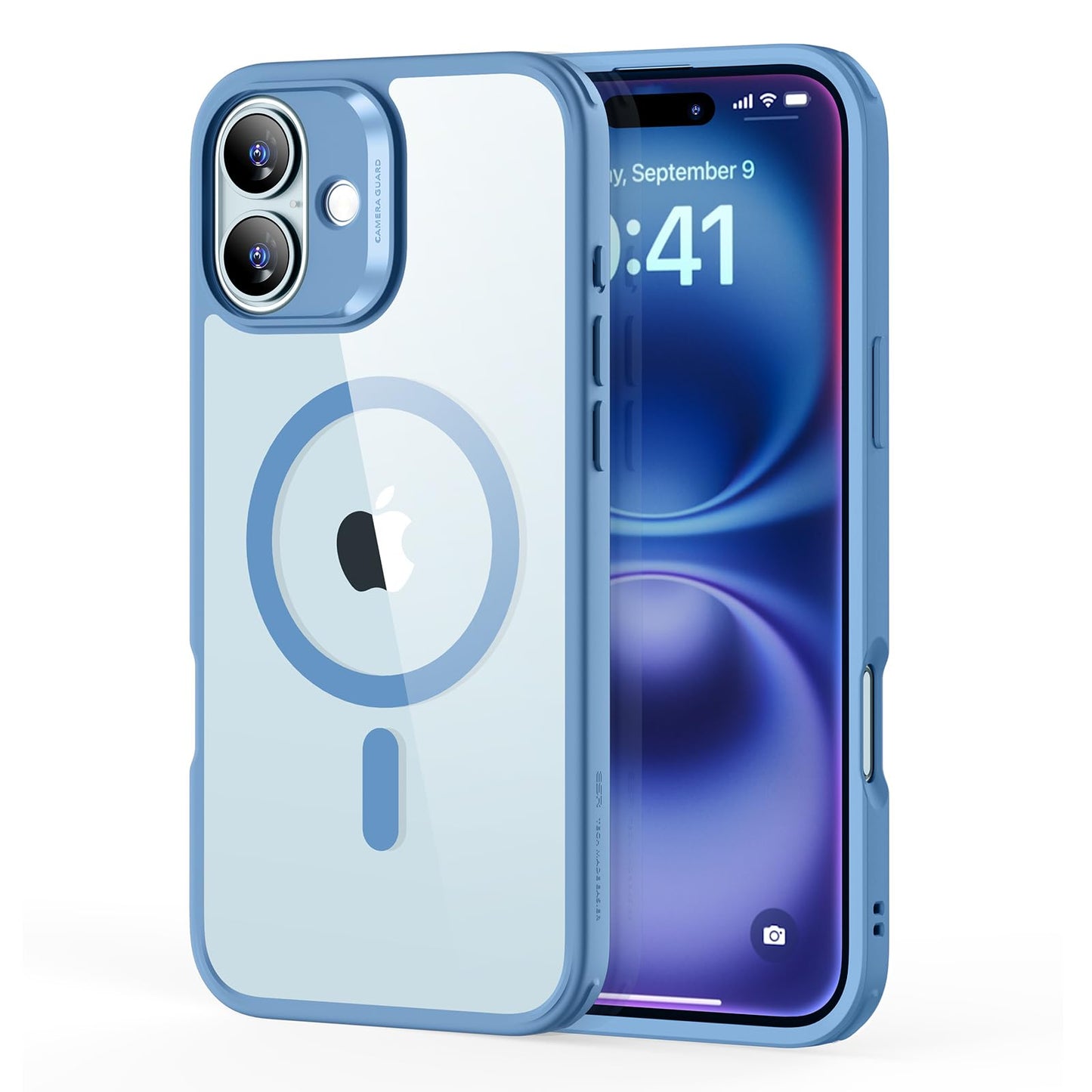 ESR for iPhone 16 Pro Max Case, Compatible with MagSafe, Shockproof Military-Grade Protection, Magnetic Phone Case for iPhone 16 Pro Max, Classic Hybrid Case (HaloLock), Clear