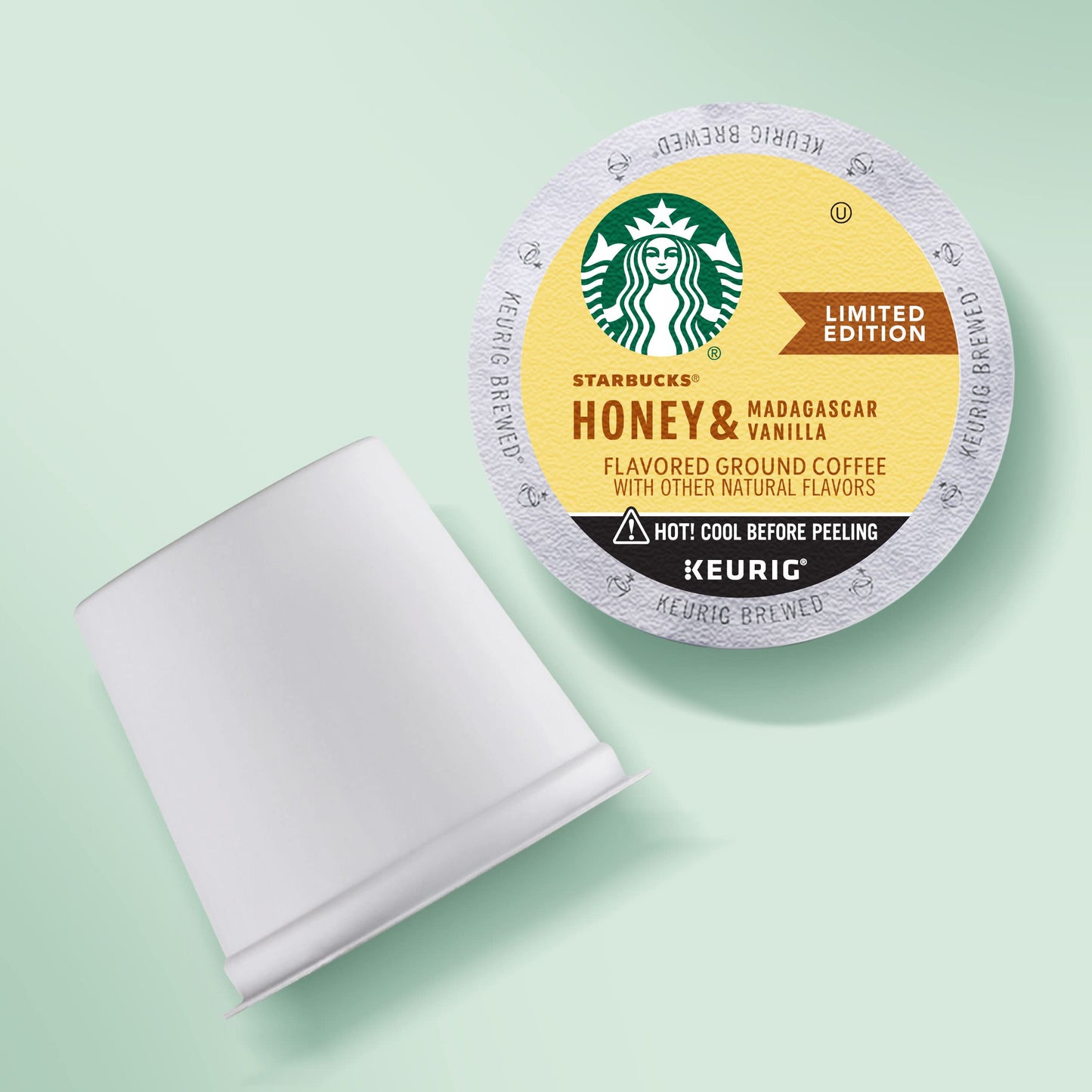 Starbucks K-Cup Coffee Pods, Naturally Flavored Coffee Variety Pack for Keurig Brewers, 100% Arabica, 1 Box (40 Pods)