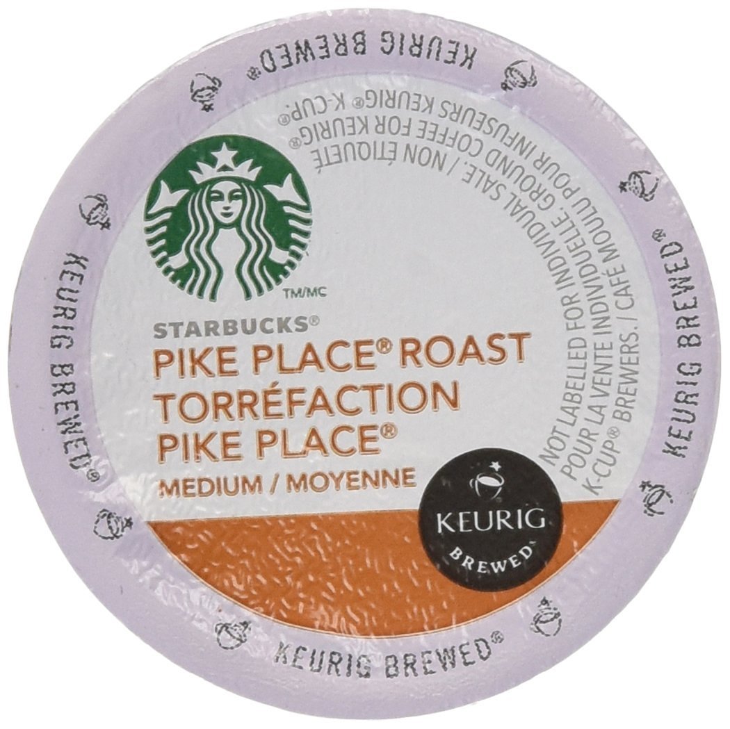 Starbucks K-Cup Coffee Pods, Naturally Flavored Coffee Variety Pack for Keurig Brewers, 100% Arabica, 1 Box (40 Pods)