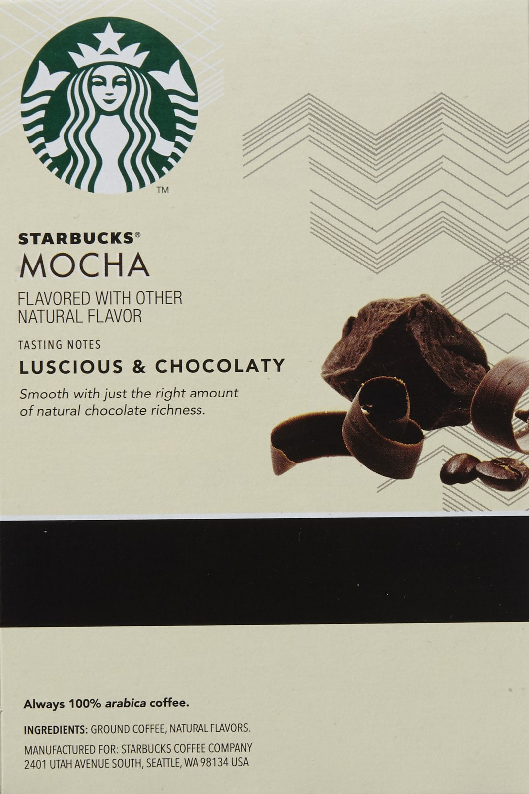 Starbucks K-Cup Coffee Pods, Naturally Flavored Coffee Variety Pack for Keurig Brewers, 100% Arabica, 1 Box (40 Pods)