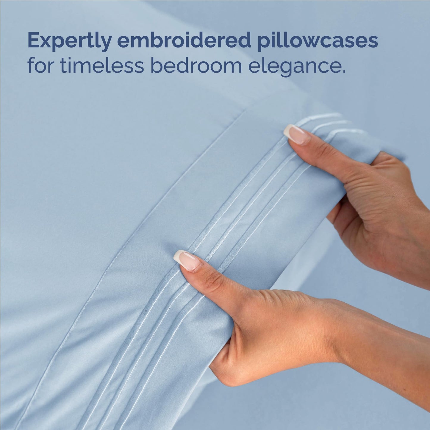 Queen Size 4 Piece Sheet Set - Comfy Breathable & Cooling Sheets - Hotel Luxury Bed Sheets for Women & Men - Deep Pockets, Easy-Fit, Extra Soft & Wrinkle Free Sheets - White Oeko-Tex Bed Sheet Set
