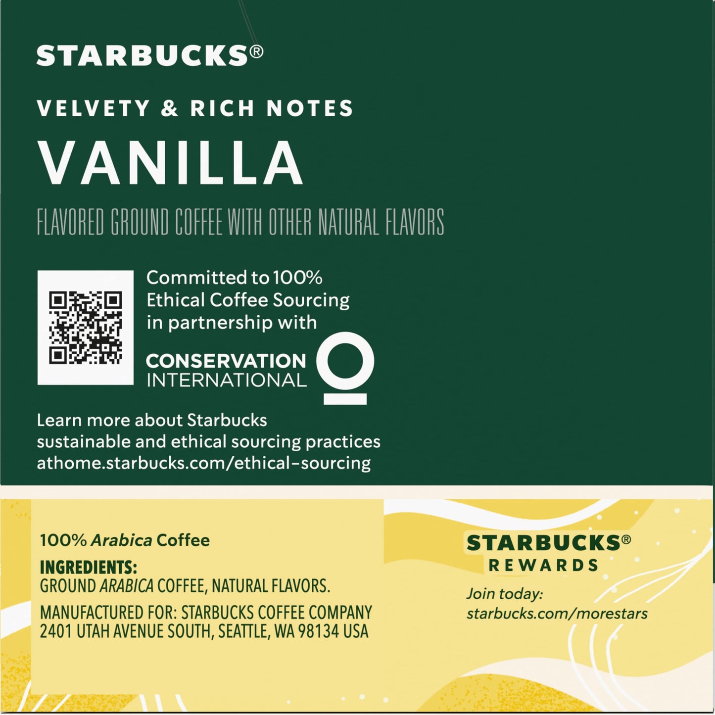 Starbucks K-Cup Coffee Pods, Naturally Flavored Coffee Variety Pack for Keurig Brewers, 100% Arabica, 1 Box (40 Pods)