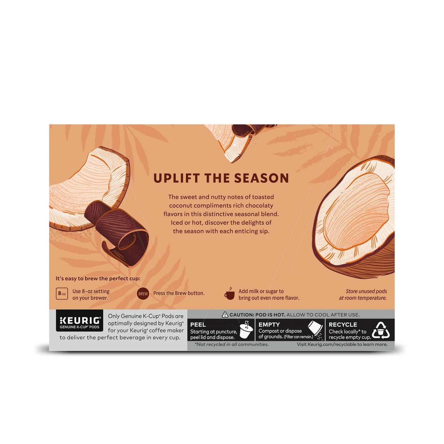 Starbucks K-Cup Coffee Pods, Naturally Flavored Coffee Variety Pack for Keurig Brewers, 100% Arabica, 1 Box (40 Pods)
