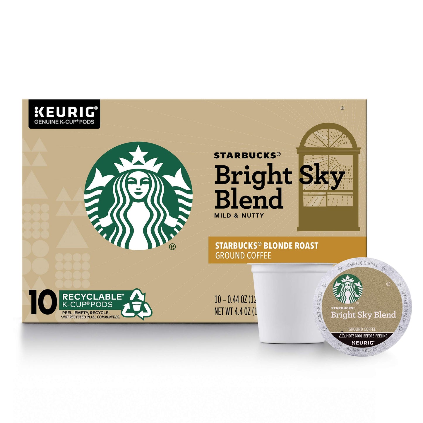 Starbucks K-Cup Coffee Pods, Naturally Flavored Coffee Variety Pack for Keurig Brewers, 100% Arabica, 1 Box (40 Pods)