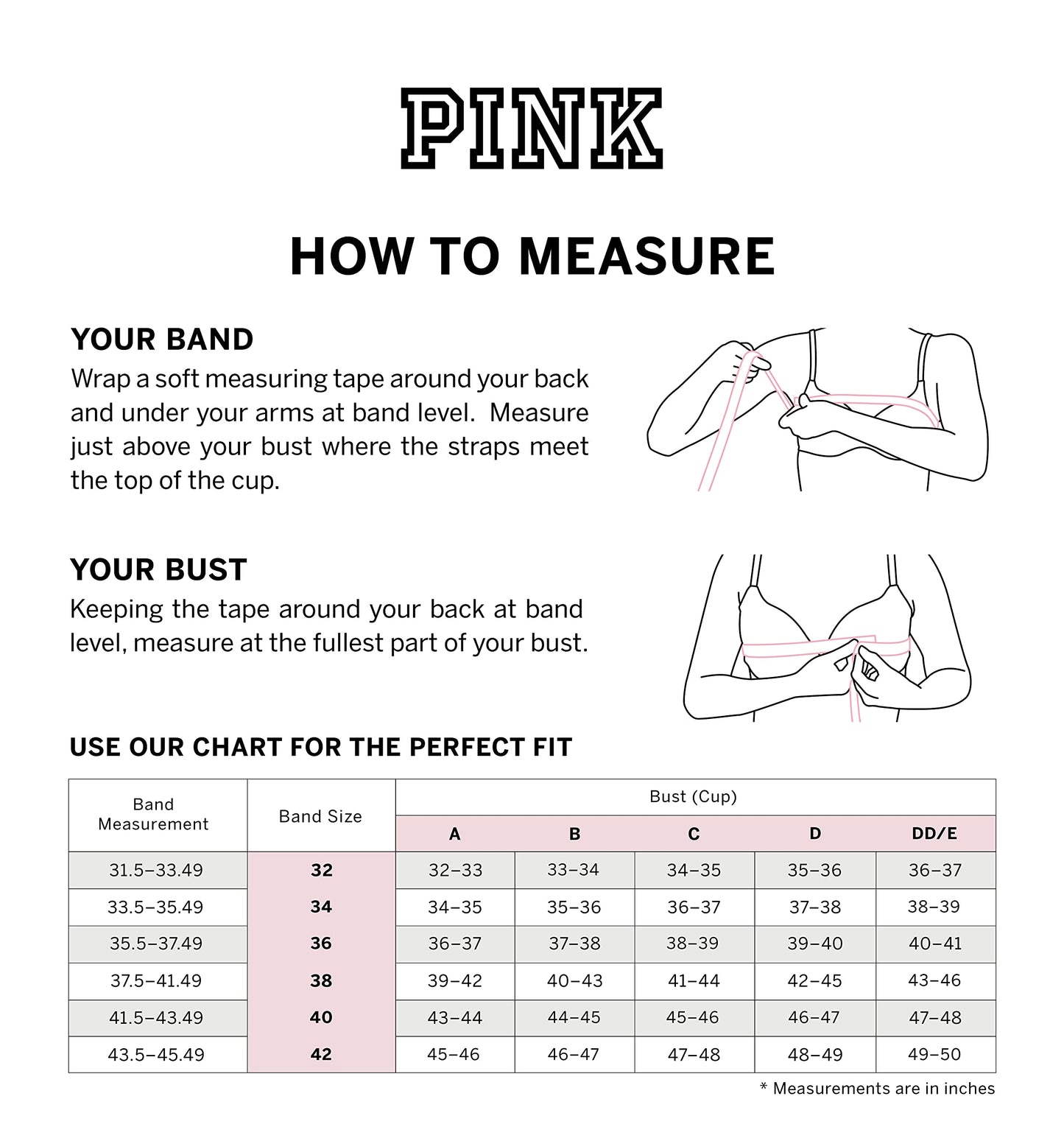 Victoria's Secret Women's Pink Wear Everywhere Push Up Bra, Bras for Women (32A-40DDD)