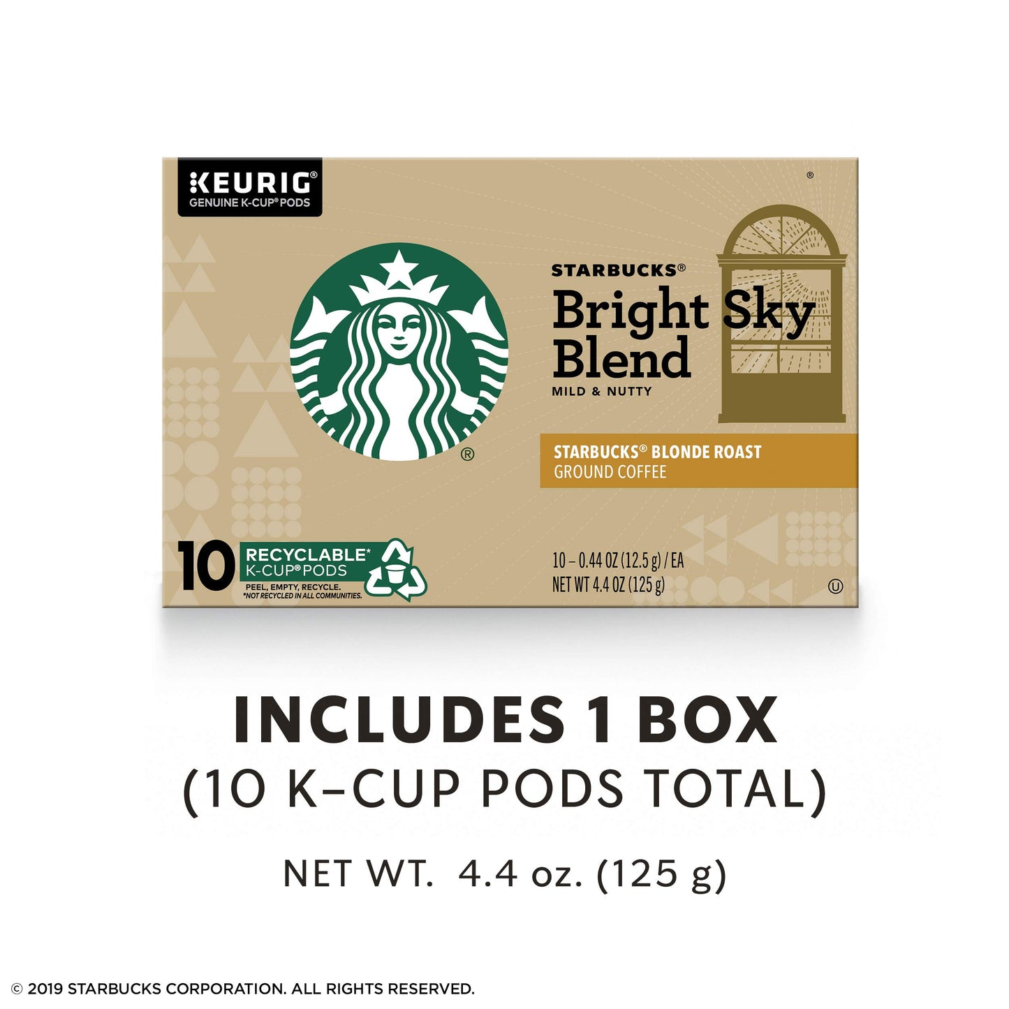 Starbucks K-Cup Coffee Pods, Naturally Flavored Coffee Variety Pack for Keurig Brewers, 100% Arabica, 1 Box (40 Pods)