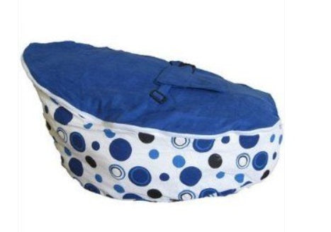 Blue Berry Soda Pop Baby Bean Bag Chair - The Most Comfortable Portable Sleeping Setup Ever!