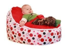 Babybooper Red Top Multi Color Soda Pop Bean Bag Chair