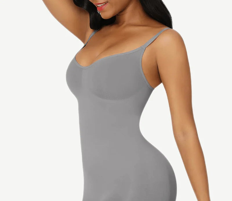 Black Seamless Sculpt Plus Size Full Body Shaper