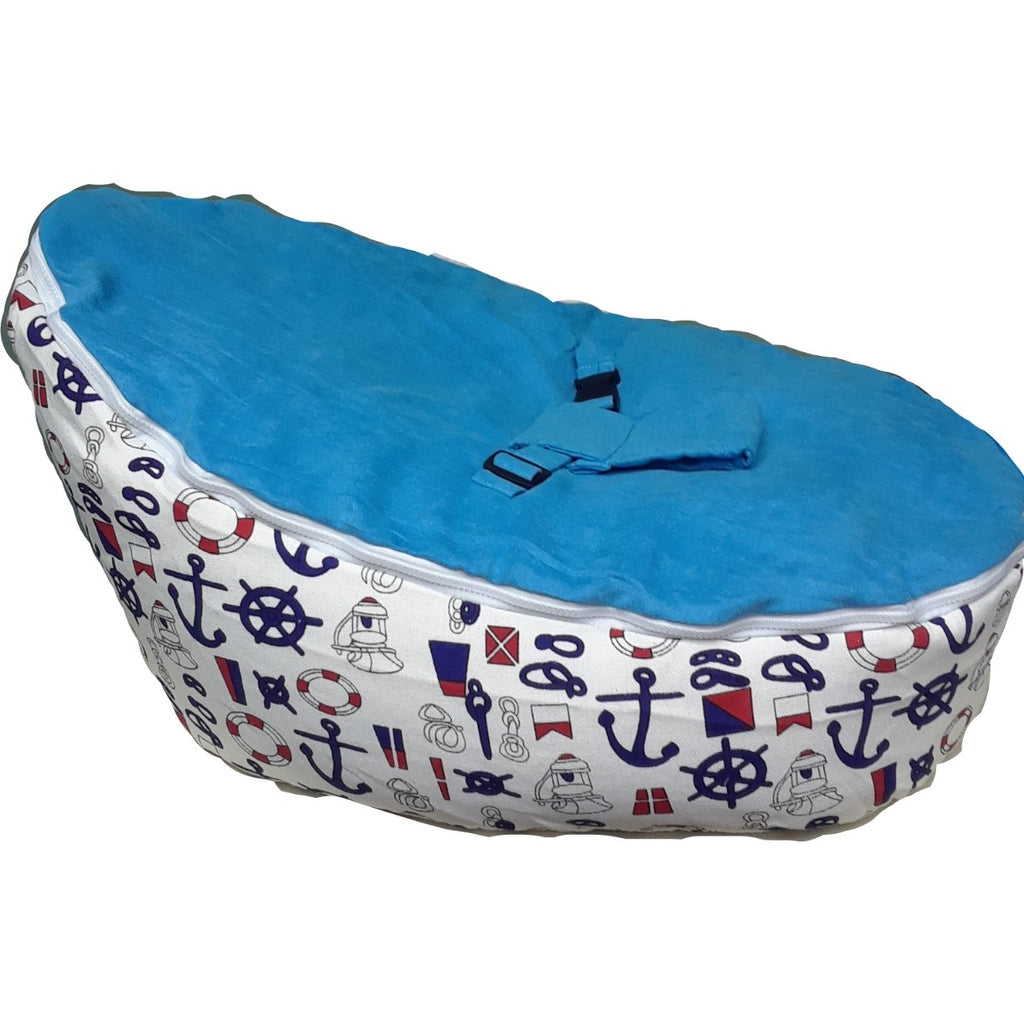 Babybooper Beanbags A Soft & Cozy Sitting and Napping Cozy Chair For Babies (Booper Sea Sailor) - Babybooper Beanbags