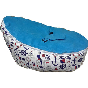 Babybooper Beanbags A Soft & Cozy Sitting and Napping Cozy Chair For Babies (Booper Sea Sailor) - Babybooper Beanbags