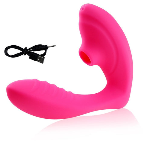 Image of Vagina Sucking Vibrator 10 Speeds Vibrating Sucker Oral Sex Suction Clitoris Stimulator Erotic Sex Toy for Women Sexual Wellness