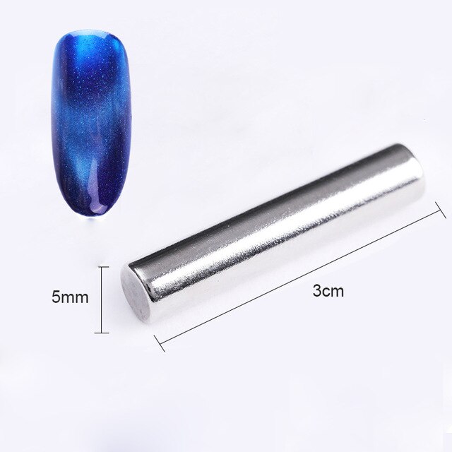Nail Art Magnet Stick Cat Eye Magnet for UV Gel Varnish Polish 9D Cat Eye Line Strip Effect Strong Magnetic Pen Nail Art Tools