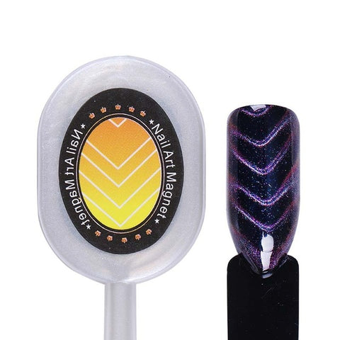 Nail Art Magnet Stick Cat Eye Magnet for UV Gel Varnish Polish 9D Cat Eye Line Strip Effect Strong Magnetic Pen Nail Art Tools