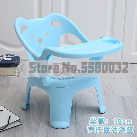 Image of Children Dining Chair Eating Plate Seat Baby Small Bench Called Chair Cartoon Chair Plastic Stool