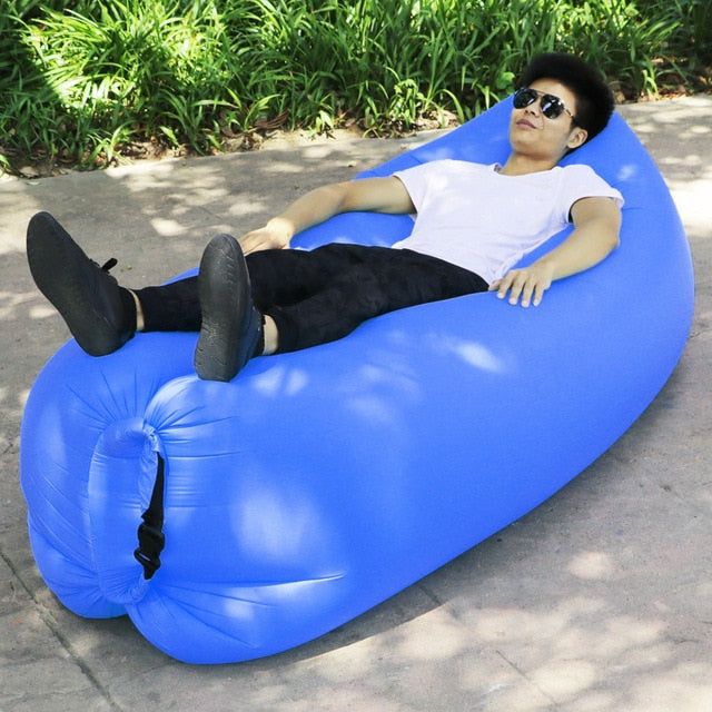 Buy 2X Fast Inflatable Lazy Lounge Camping Air Bag Sofa Bed hangout Beach  Sleeping Online | Kogan.com. .