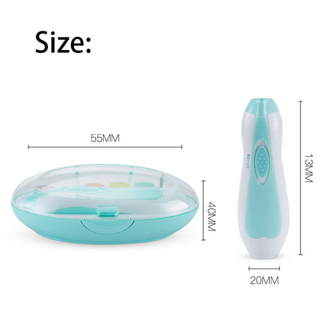 Image of Electric Baby Nail Trimmer Kids Scissors Infant Nail Care